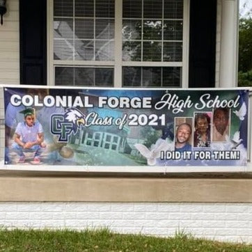 Custom Vinyl Banner w/ Grommets - Wilson Design Group