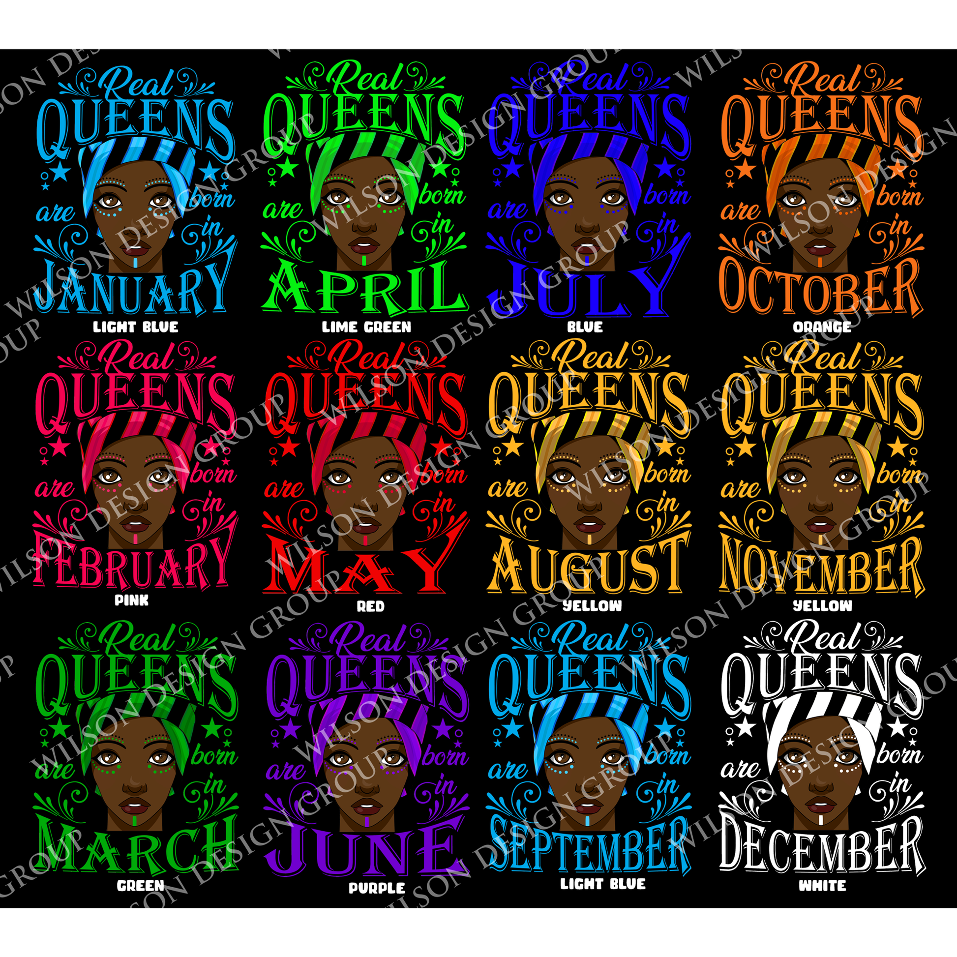Real Queens are Born in T-Shirt - Wilson Design Group