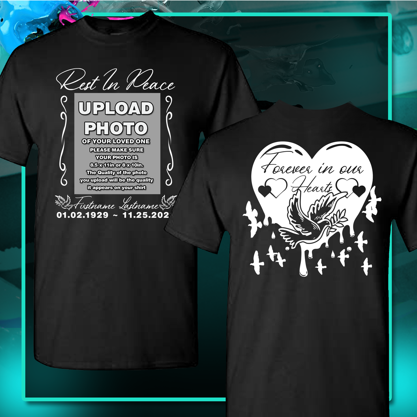 Fancy Rip Rest in Peace, RIP Dove Fancy Memorial Shirt - Wilson Design Group