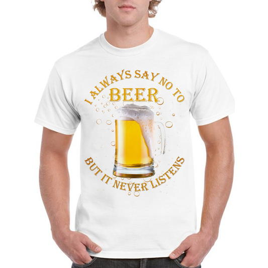 I Always Say No To Beer - Wilson Design Group