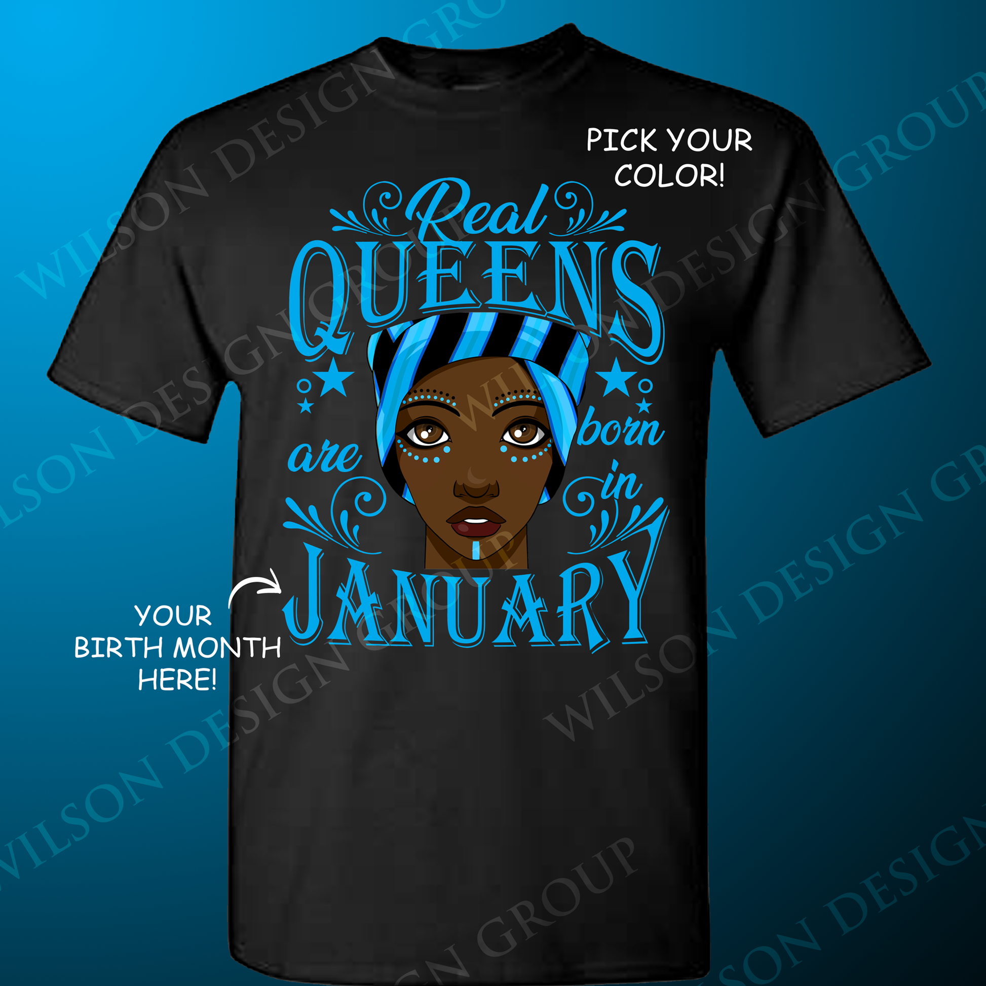 Real Queens are Born in T-Shirt - Wilson Design Group