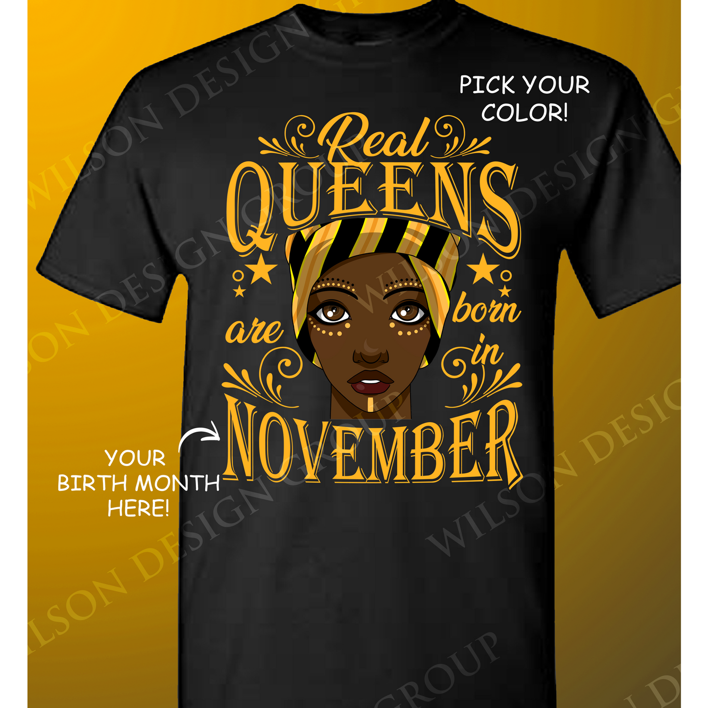 Real Queens are Born in T-Shirt - Wilson Design Group