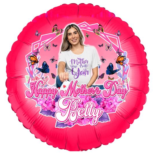 Personalized Mother's Day Balloons with Photo - Wilson Design Group