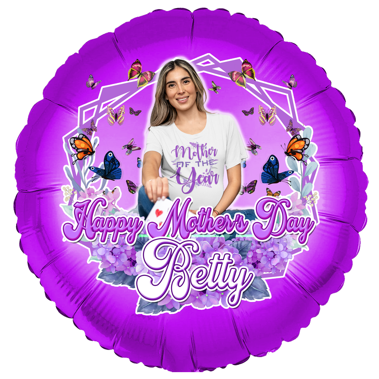 Personalized Mother's Day Balloons with Photo - Wilson Design Group