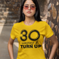 Personalized Reasons to Turn Up womens birthday shirt - Wilson Design Group