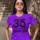 Personalized Reasons to Turn Up womens birthday shirt - Wilson Design Group