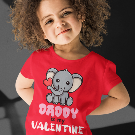 Daddy is my Valentine Kid's Shirt or Onesie - Wilson Design Group