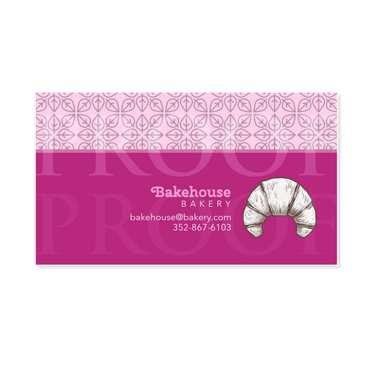 Pastry Bakery Business Cards - Wilson Design Group