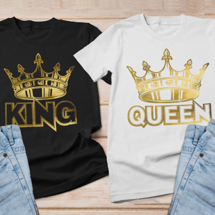 Queen with Crown Shirt King / Medium Long Sleeve
