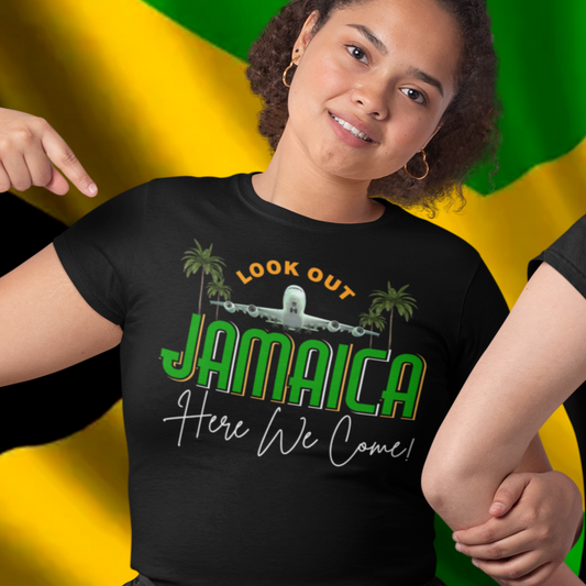 Look Out Jamaica Here We Come Shirt (With Name On Back) - Wilson Design Group