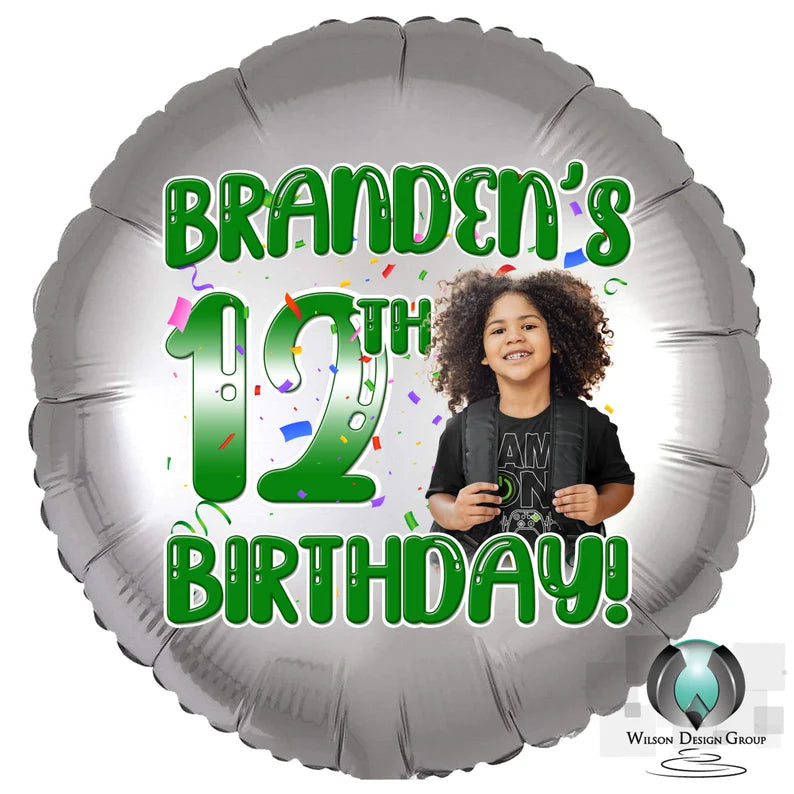 Personalized Kids Girl and Boy Birthday Balloons - Wilson Design Group