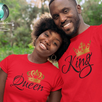 Red sales couple shirts