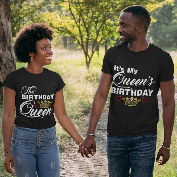 The Birthday Queen T-Shirt, It's my Queen's Birthday shirt (Color Black) - Wilson Design Group