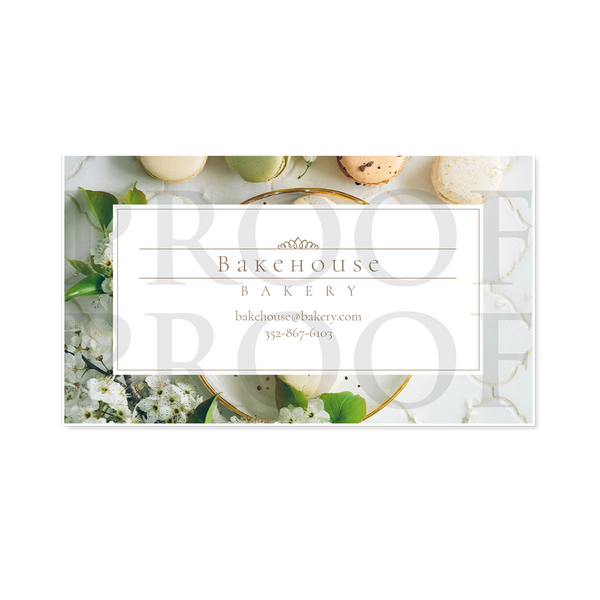 Fancy Bakery Business Cards - Wilson Design Group