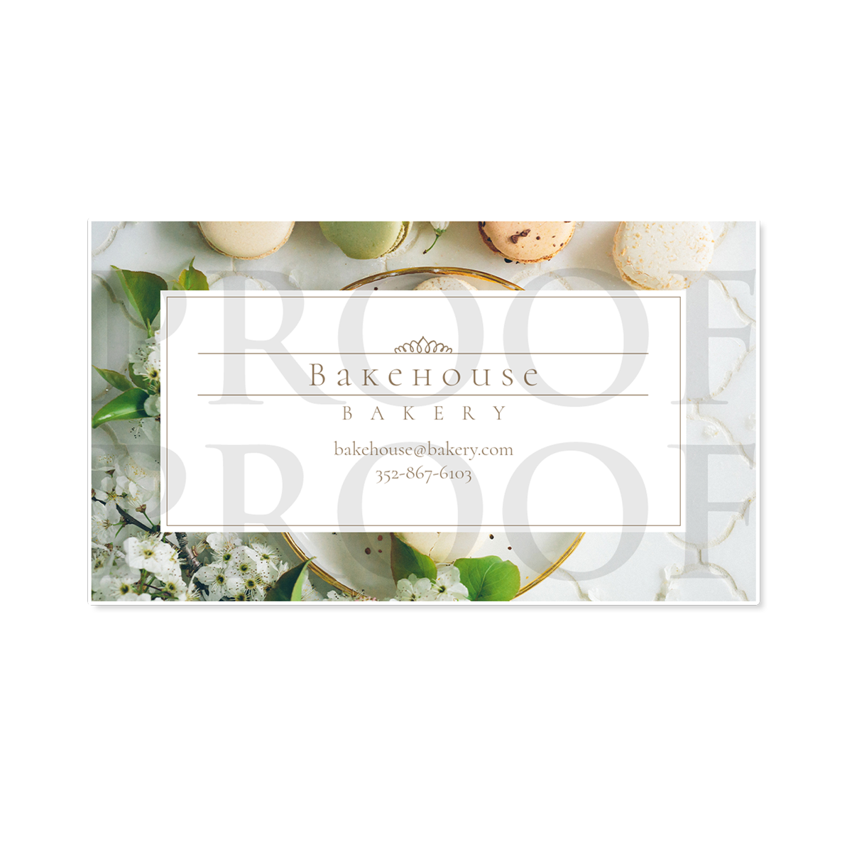 Fancy Bakery Business Cards - Wilson Design Group