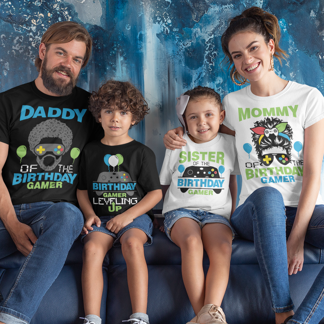 Gamer Birthday Boy Shirt, Birthday Party Shirts - Wilson Design Group