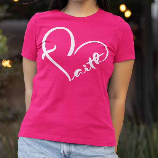 Faith with Heart T-Shirt - Wilson Design Group