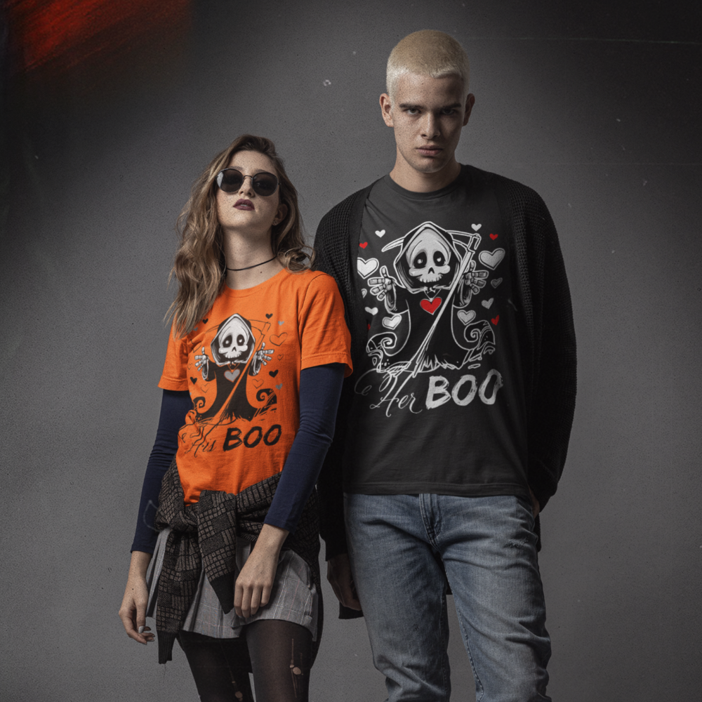 His Boo, Her Boo Matching Halloween Shirts - Wilson Design Group