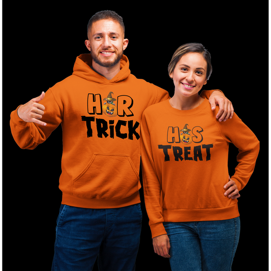 Trick or Treat Couple T-Shirts - Wilson Design Group