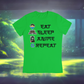 Eat Sleep Anime Repeat Tshirt or Hoodie (Boy) - Wilson Design Group
