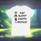 Eat Sleep Anime Repeat Tshirt or Hoodie (Boy) - Wilson Design Group