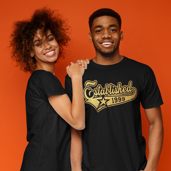 Established tshirt, Anniversary Established Shirt, Birthday Established tshirt - Wilson Design Group