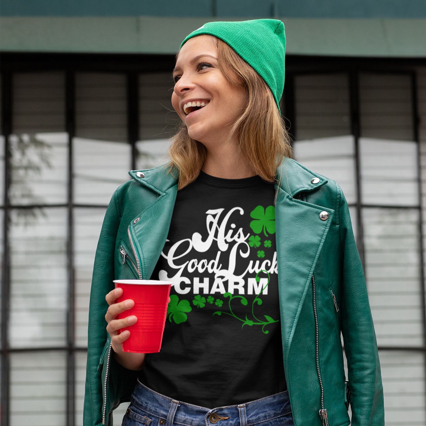 I'm His Lucky Charm, I'm Her Shamrock Shirt - Wilson Design Group