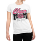 White Cheer Mom T-Shirt - Wilson Design Group