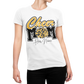 White Cheer Mom T-Shirt - Wilson Design Group